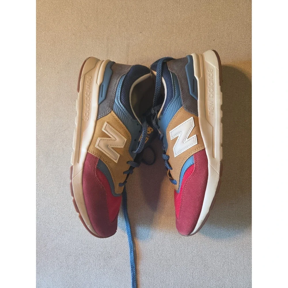 New Balance 997H Workwear Red Blue Yellow Mens Size 10 Sneaker CM997HVT Low Top